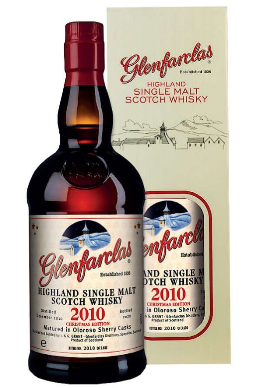 Glenfarclas Vintage 2010 Christmas Edition 70cl 46° (R) GBX x6