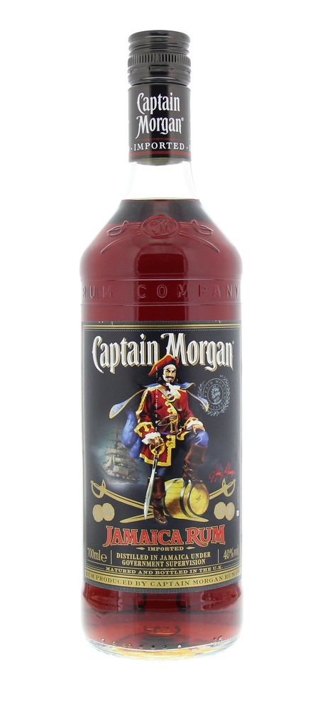 Captain Morgan Black Label Jamaica Rum 70cl 40° (R) x6