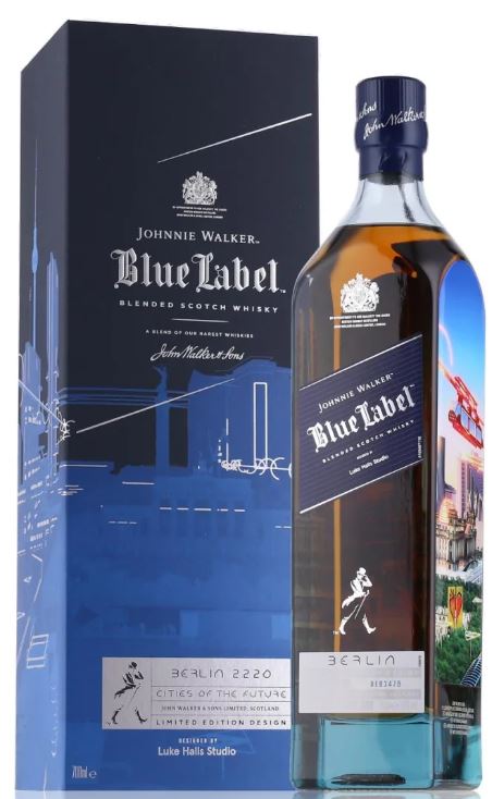 Johnnie Walker Blue Label Nomad Cities Berlin 70cl 40° (NR) GBX x4