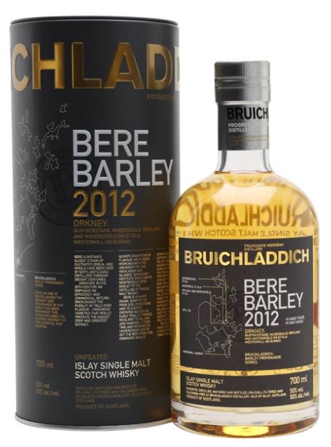 Bruichladdich Bere Barley 2012 70cl 50° (NR) GBX x6