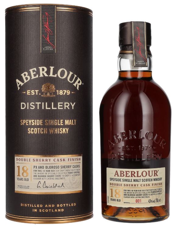 Aberlour 18 YO Double Sherry Cask 70cl Finish 43° (R) GBX x6