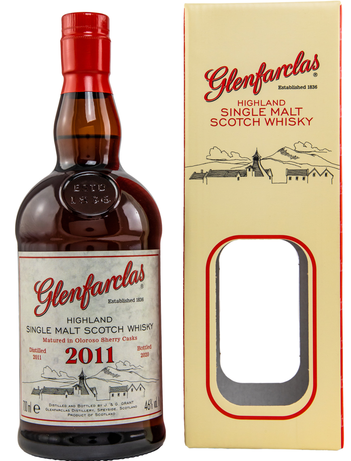 Glenfarclas 2011 Oloroso Sherry Casks (Bottled 2020) 70cl 46° (R) GBX x6