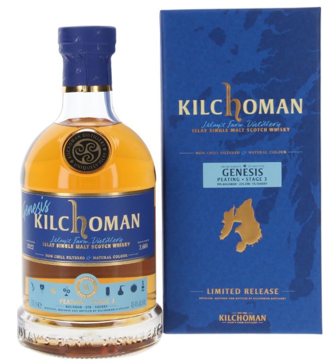 Kilchoman Genesis Harvest Stage 3 Peating 70cl 49,4° (R) GBX x6
