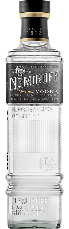 Nemiroff De Luxe Vodka 100cl 40° (NR) x6