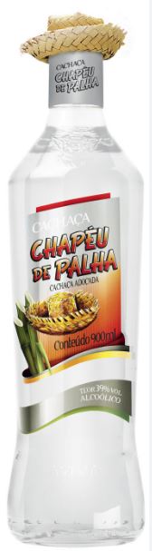 Chapeu de Palha Cachaçaa Prata 100cl 38° (R) x12