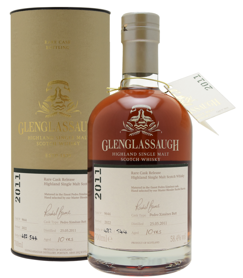 Glenglassaugh 10 YO 2011 PX Sherry Cask 70cl 58,4° (R) GBX x6