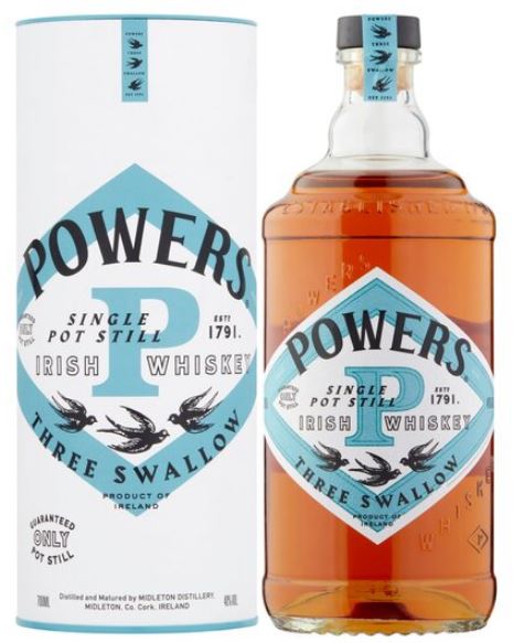 Power's Three Swallow 70cl 40° (R) GBX x6