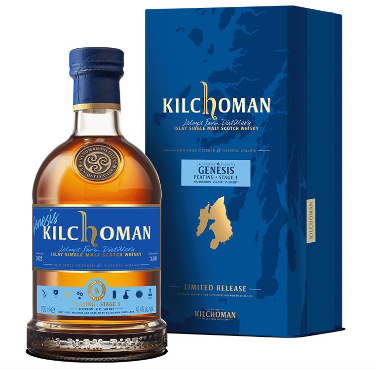 Kilchoman Genesis Harvest Stage 3 Peating 70cl 49,4° (Neutral case) (NR) GBX x8
