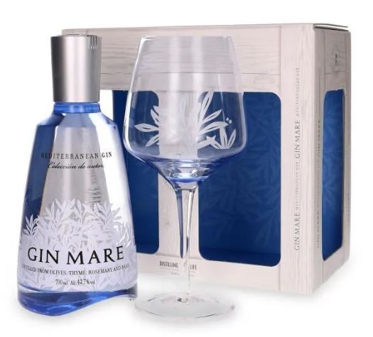 Mare Gin GiftPack + 1 las 70cl 42.7° (R) GBX x6