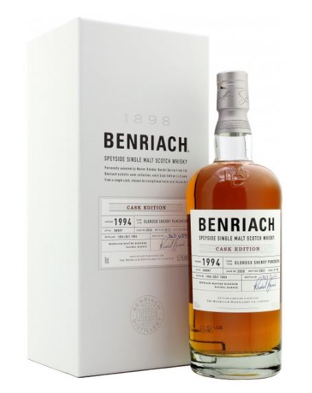 Benriach 27 YO 1994 Oloroso Sherry Cask 70cl 53° (R) GBX x6
