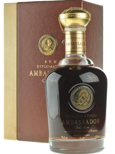 Diplomatico Ambassador 70cl 47° + Leather GBX (R) GBX x2