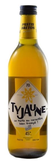 Ty Jaune Pastis Breton 70cl 45° (R) x6
