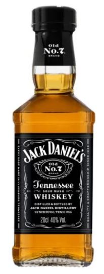 Jack Daniel's Old N°7 20cl 40° (neutral offical cases with EAN code) (R) x6