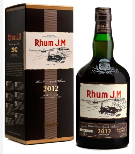 J.M Rhum Vieux Agricole Millesime 2012 70cl 42,3° (R) GBX x3
