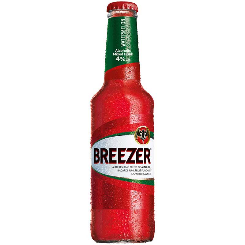 Bacardi Breezer Watermelon  27,5cl 4º NRB x24