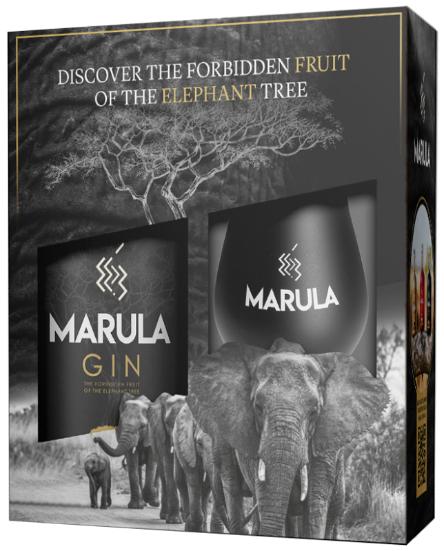 Marula Gin + Glass 50cl 40° (R) GBX x6