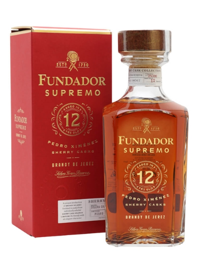 Fundador Supremo 12 YO Sherry Cask 70cl 40° (R) GBX x6