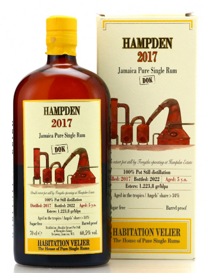Hampden 2017 Pure Single Jamaican Rum 70cl 60,5° (R) GBX x6