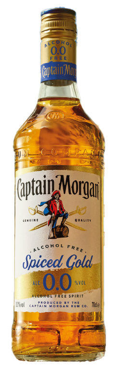 Captain Morgan Spiced Gold 70cl 0.0° (NR) x6