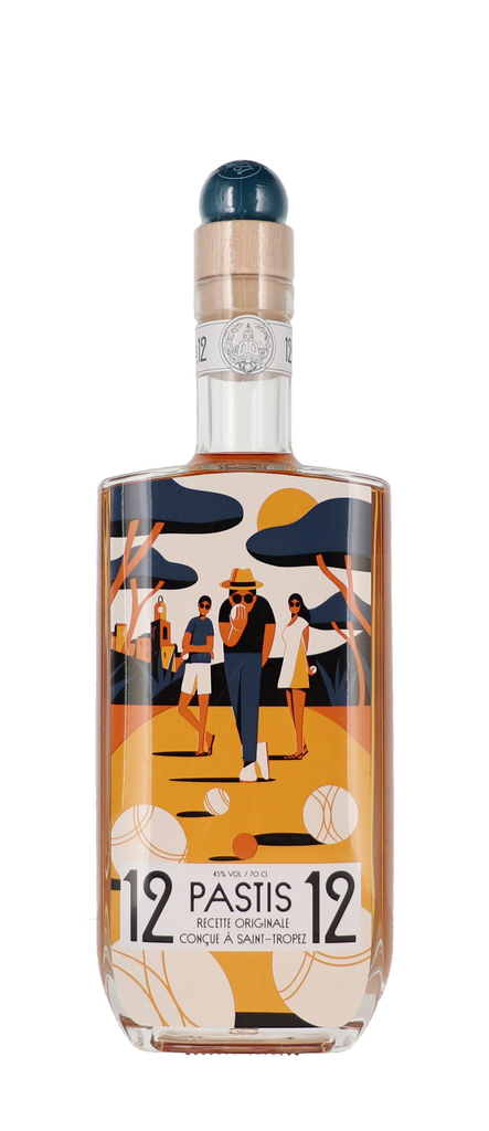 Pastis 12/12 Edition Pétanque 70cl 45° (NR) x6