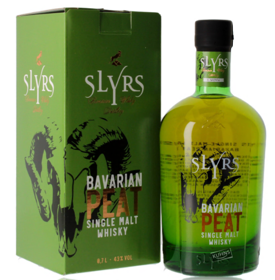 Slyrs Bavarian Peat Single Malt Whisky 70cl 43° (R) GBX x6