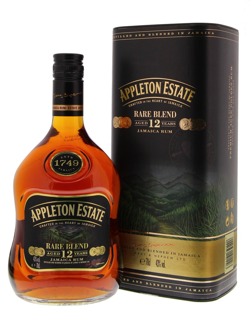 Appleton Estate Rare Blend 12 Years 70cl 43° (No GBX) (R) x6