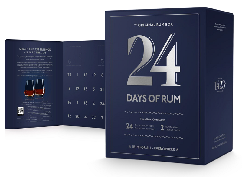 24 Days Of Rum Blue Edition 48cl 42.5° (NR) GBX x6