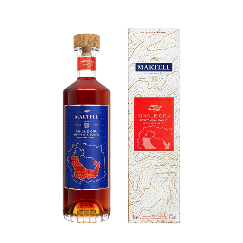 Martell Single Cru Petite Champagne 4 YO 70cl 40° (R) GBX x6