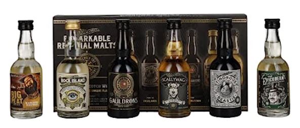 Remarkable Regional Malts 48° 6 x 5cl (Scallywag, Rock Oyster, Big Peat, Timorous Beastie, Gauldrons & Epicurean) (R) GBX x12