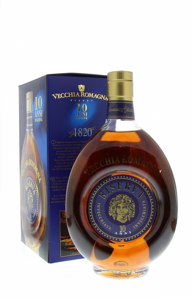 Vecchia Romagna 10 YO 70cl 40° (R) GBX x6