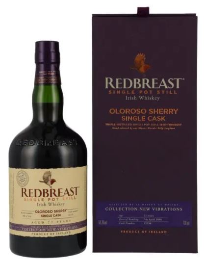 Redbreast 22 Years Oloroso Sherry Single Cask New Vibrations 70cl 58,3° (R) GBX x3
