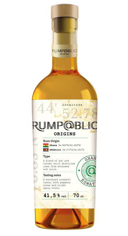 Rump@blic Origins Ghana & Eswatini 70cl 41.5° (NR) x6