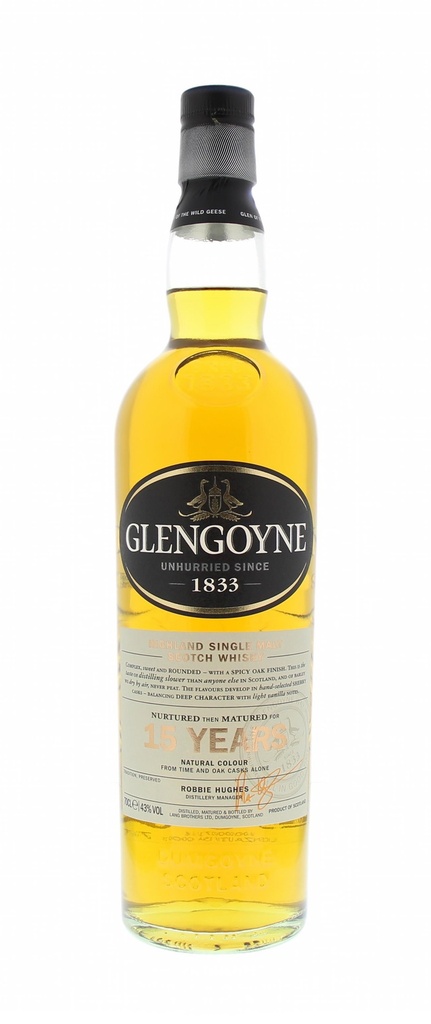 Glengoyne 15 Years 70cl 43° (R) GBX x6
