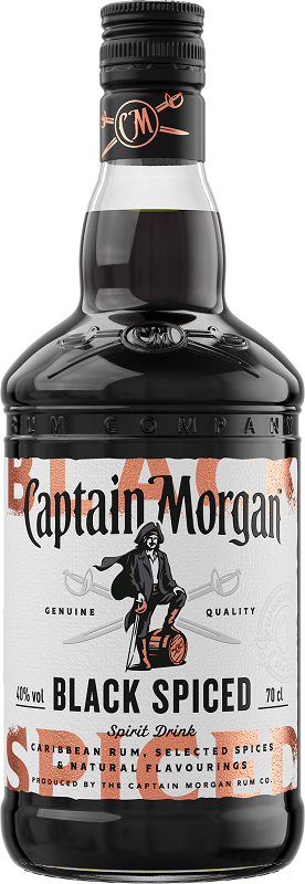 Captain Morgan Black Spiced Rum 70cl 40° (R) x6