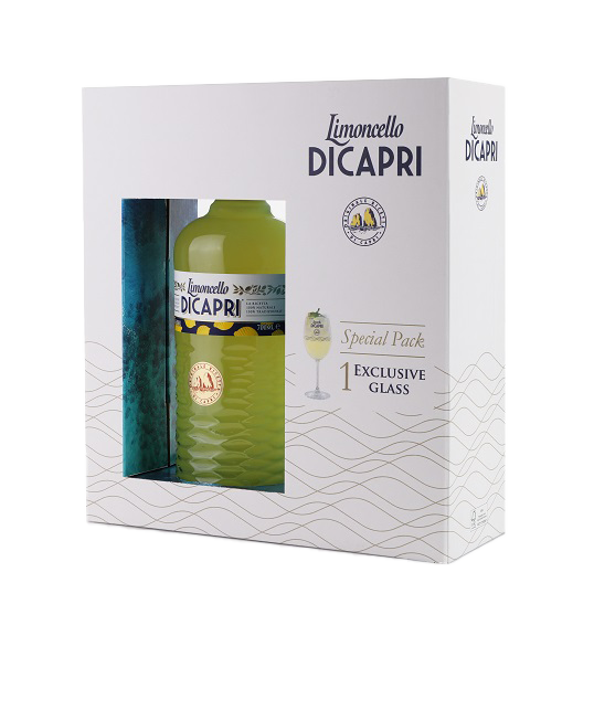 Limoncello Di Capri + Glass 70cl 30° (NR) GBX x4