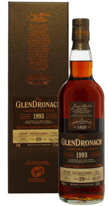 Glendronach 29 Years 1993 70cl 52,4° (R) GBX x6