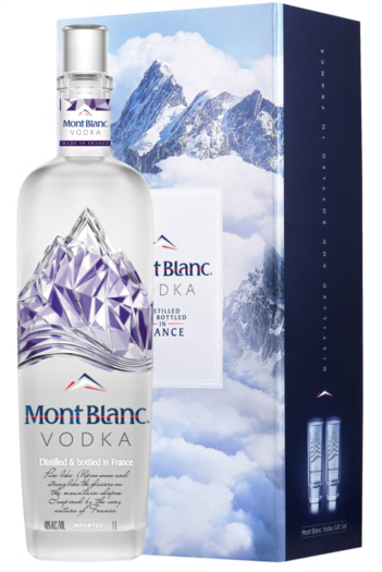 Mont Blanc + 2 glasses 70cl 40° (R) GBX x4