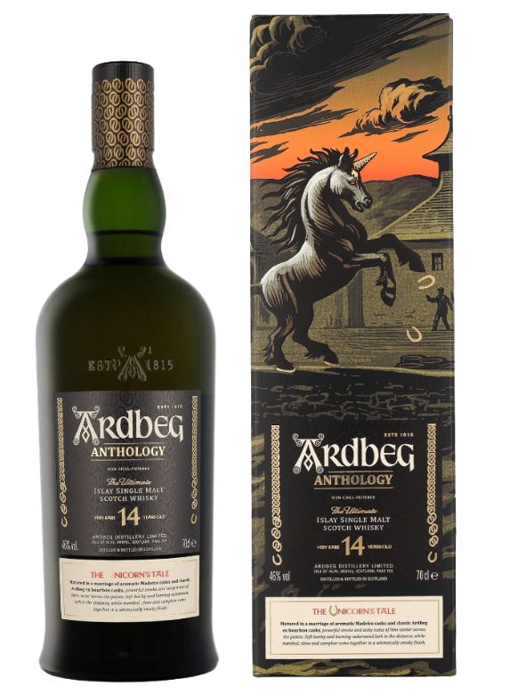 Ardbeg 14 Years Anthology The Unicorn's Tale 70cl 46° (R) GBX x6