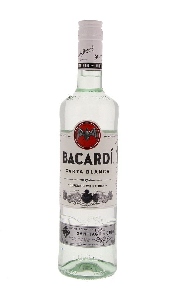 Bacardi Carta Blanca 70cl 37.5° (R) x6