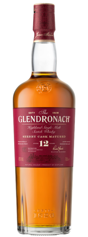 Glendronach 12 Years Sherry Cask Matured 70cl 43° (R) GBX x6