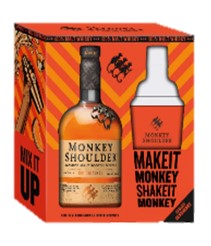 Monkey Shoulder + Glass Cocktail-Shaker 70cl 40° (R) GBX x6