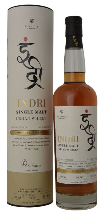 Indri Trini Single Malt 70cl 46° (R) GBX x6