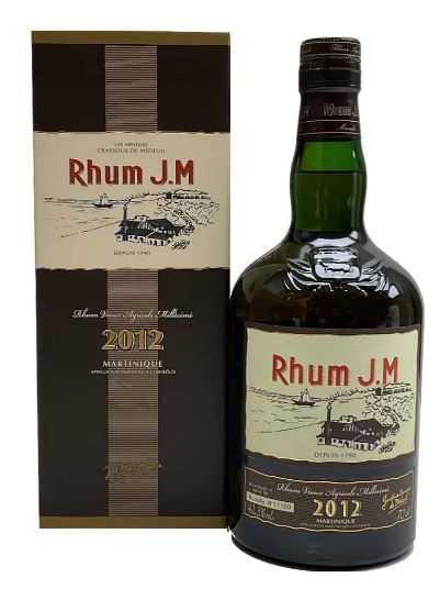 J.M Rhum Très Vieux Millésime 10 Years 2012 70cl 42,3° (R) GBX x6
