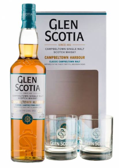 Glen Scotia Harbour + 2 glasses 70cl 40° (R) GBX x6