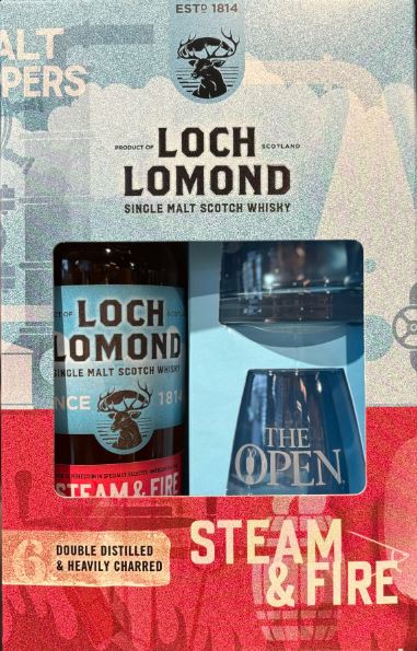 Loch Lomond Steam & Fire + 2 glasses 70cl 46° (R) GBX x6