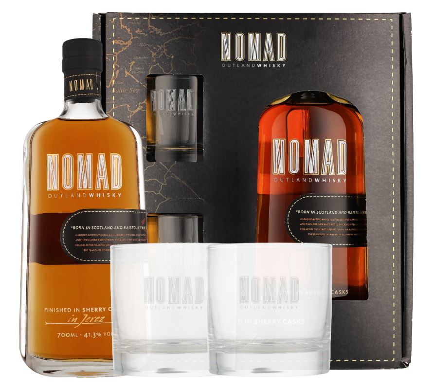 Nomad Outland Whisky + 2 glasses 70cl 41,3° (R) GBX x3