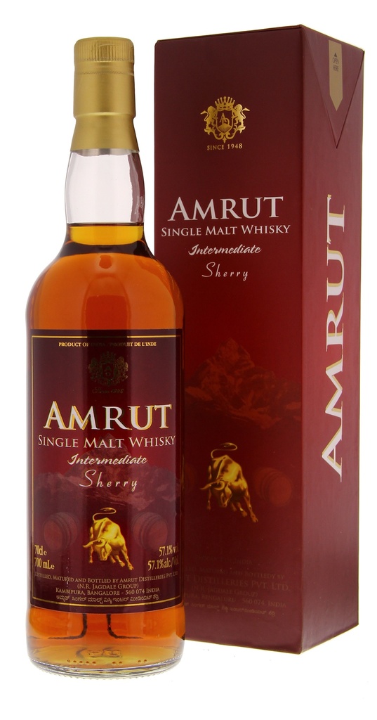 Amrut Intermediate Sherry 70cl 57,1° (R) GBX x6
