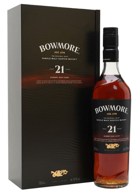 Bowmore 21 Years Sherry Oak Cask 70cl 46,8° (R) GBX x3