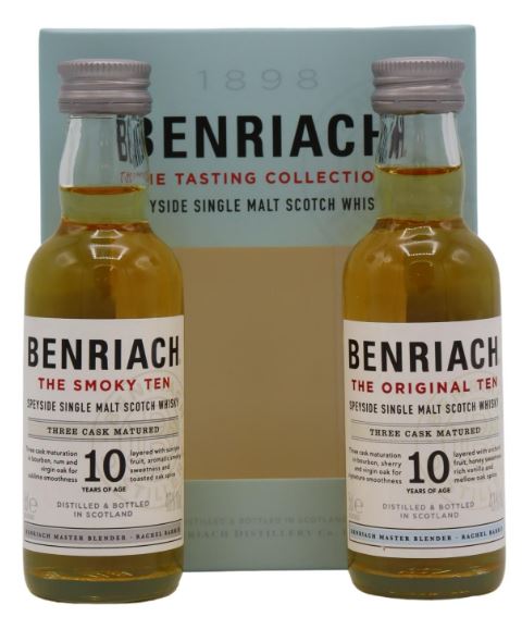 Benriach 10 Years Original 5cl 43° + Smoky 5cl 43° (2 x 5cl) (R) GBX x6