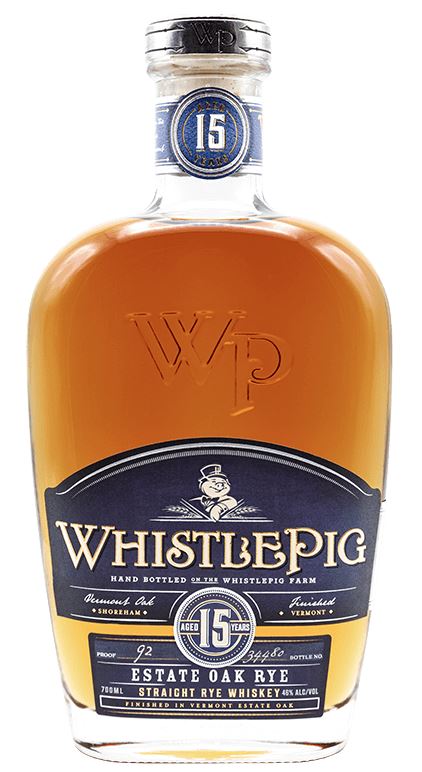 Whistle Pig 15 Years Estate Oak Rye 70cl 46° (R) x6